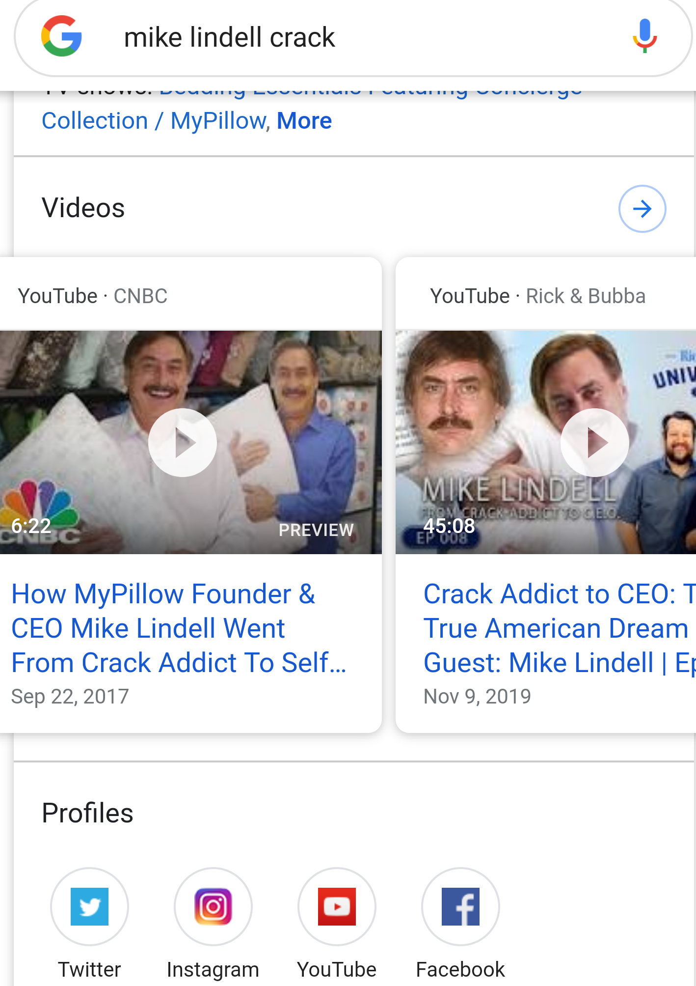 Mike “The Crackhead Guy” Lindell, aka My Pillow Guy. A microcosm for current America. His truths are conspicuous lies.