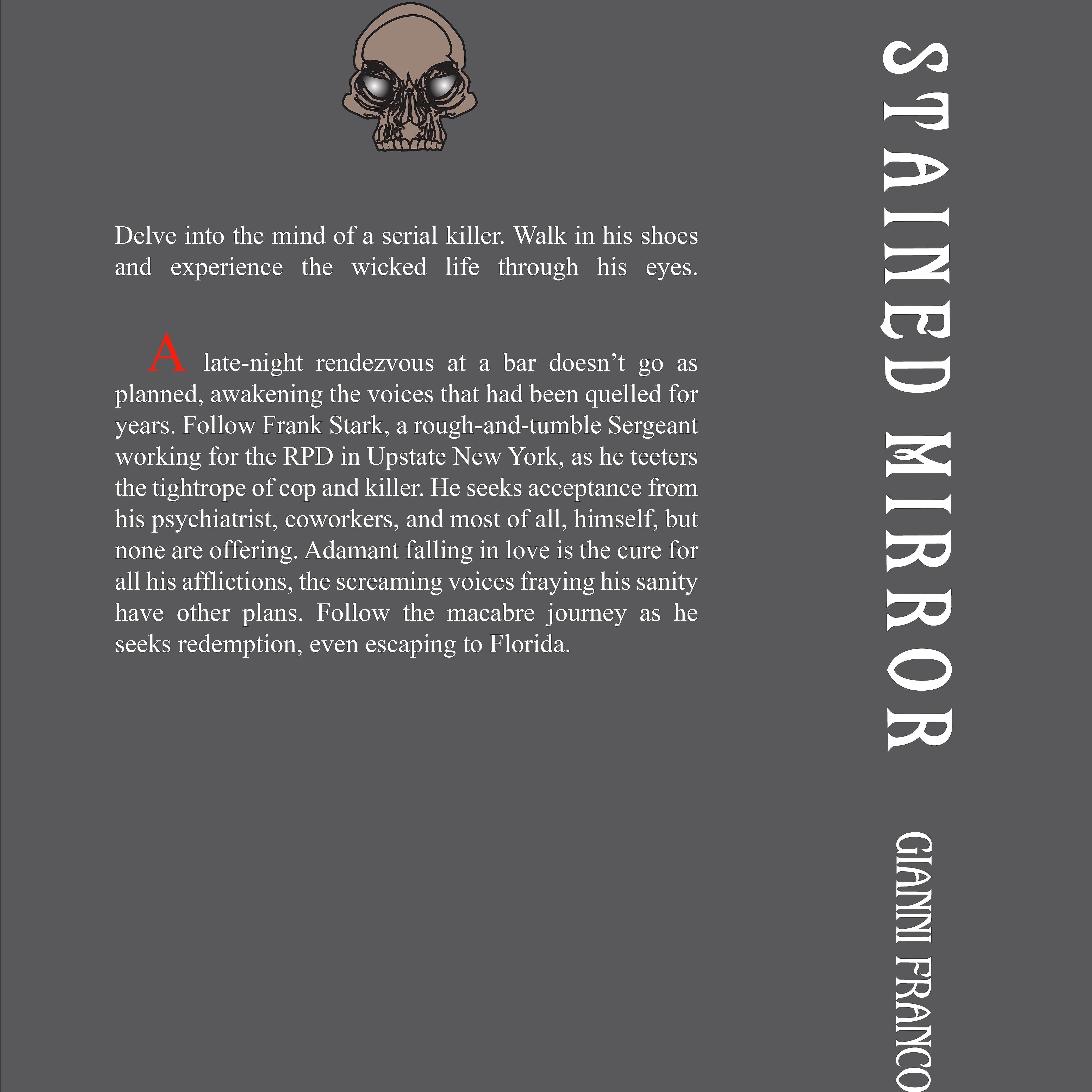 Stained Mirror Novel. Click the Links for the updated pricing, Glossy Paperback & Kindle.